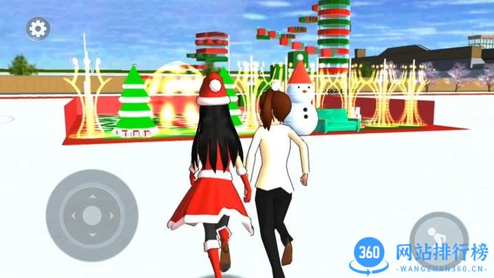 樱花校园圣诞跑酷游戏 v1.0 安卓版 0