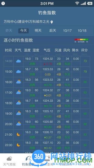 钓鱼天气预报 v2.0.18安卓版 1
