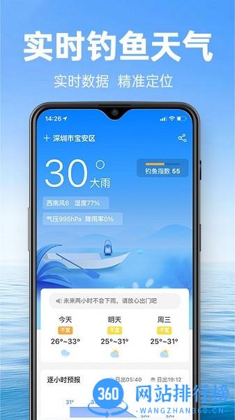 钓鱼通天气气压预报软件 v1.2.2 安卓版 3
