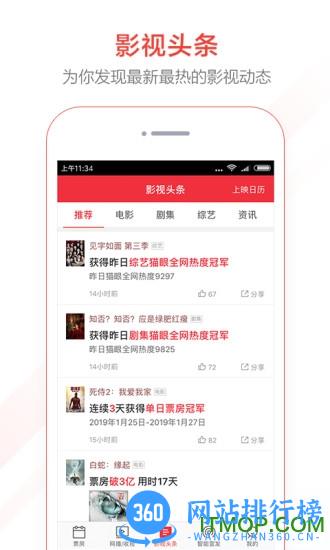 猫眼专业版实时票房 v7.3.2安卓最新版 1