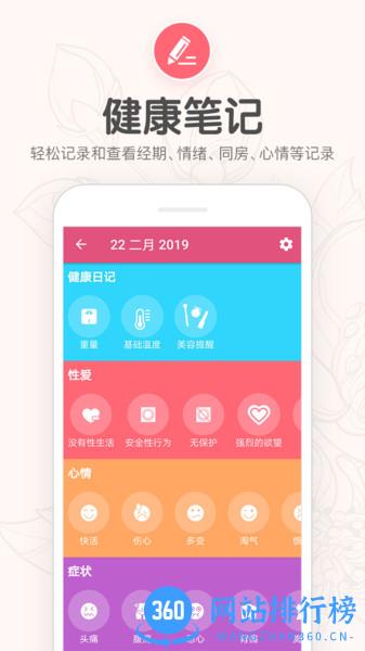 月经期提醒日历 v4.6安卓版 1