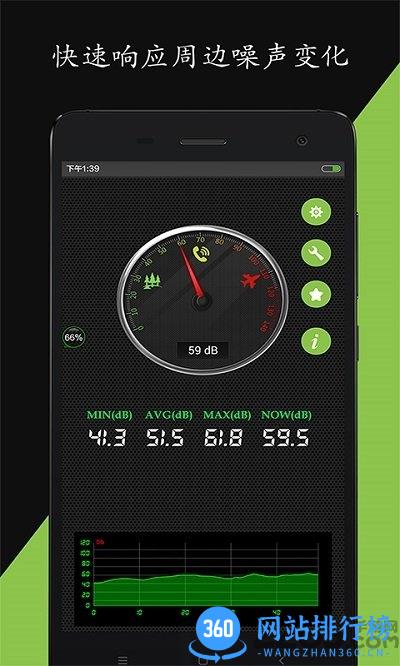 手机噪音分贝仪app v2.2.1安卓版 0