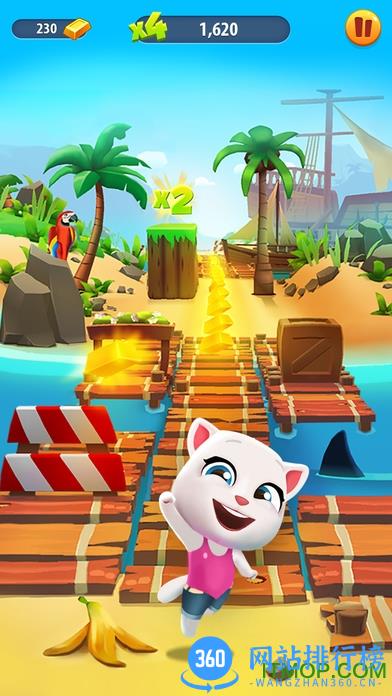 汤姆猫跑酷无敌版无限金币(Talking Tom Gold Run) v4.6.0.896 安卓版 2
