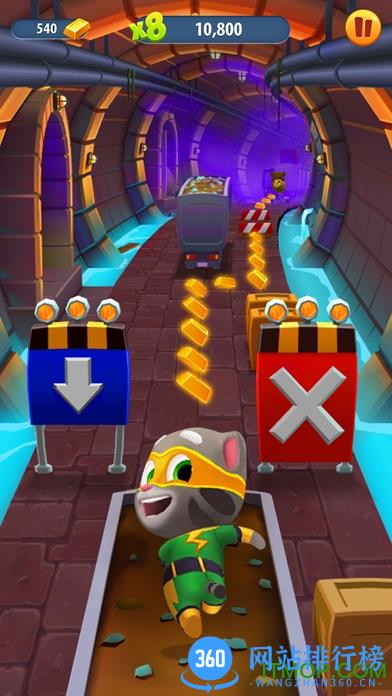 汤姆猫跑酷无敌版无限金币(Talking Tom Gold Run) v4.6.0.896 安卓版 1