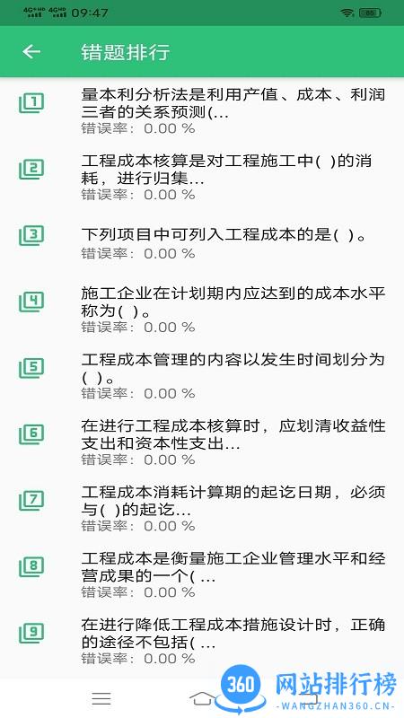 初级经济师建筑经济专业题库 v1.2.4安卓版 2