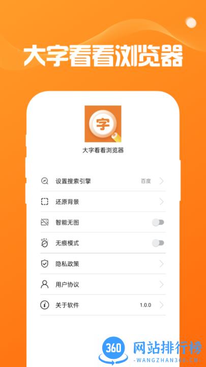 大字看看浏览器app v1.0.0 安卓版 1