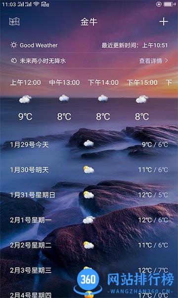啊噢天气预报app