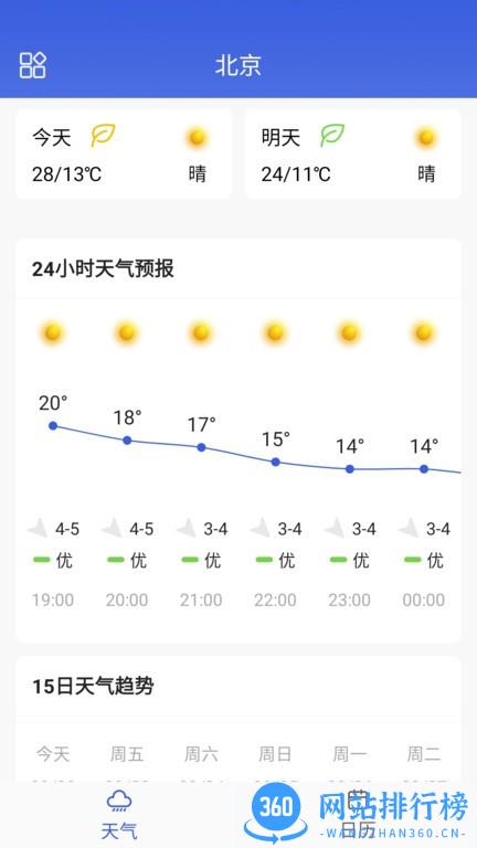湛蓝天气日历 v6.0.0.2 安卓版 1