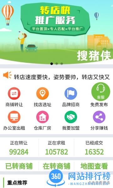 搜猪侠找店转店app v1.2.4 安卓版 1