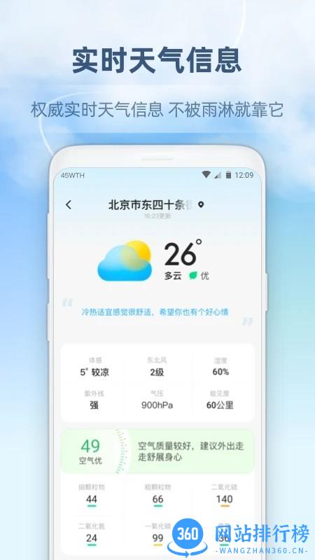45日天气预报查询软件 v2.2.010 安卓版 1