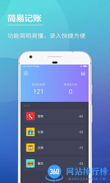 啊噢记账本app
