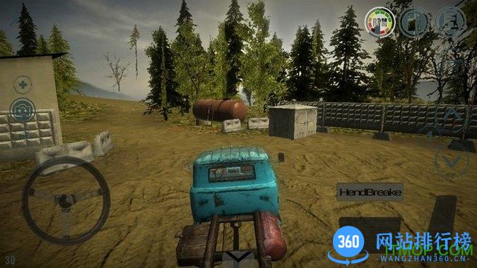3d山路运木头卡车游戏 v1.0 安卓版 1