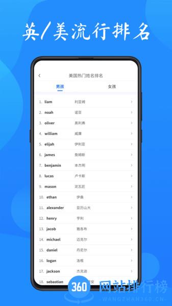 英文名起名取名助手 v2.0.2 安卓版 1