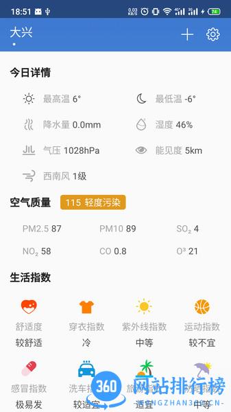 快天气预报 v1.2.4 安卓版 1