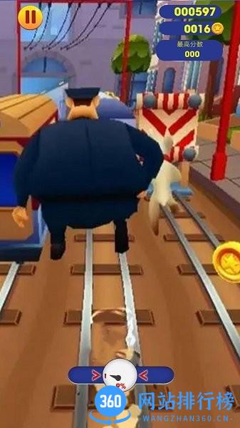 酷跑我最溜地铁抓捕手游官方版 v1.3 安卓版 2