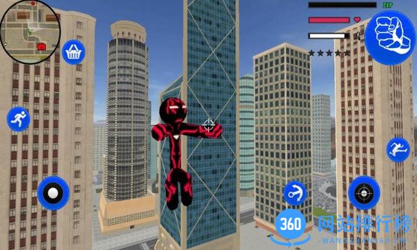 火柴人绳索红蜘蛛侠中文版 v1.6 安卓版 1