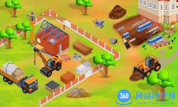 模拟挖掘机建房子 v1.9 安卓版 1