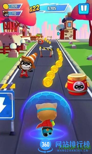 汤姆猫英雄跑酷最新版本(Talking Tom Hero Dash) v3.5.1.431 安卓版 1