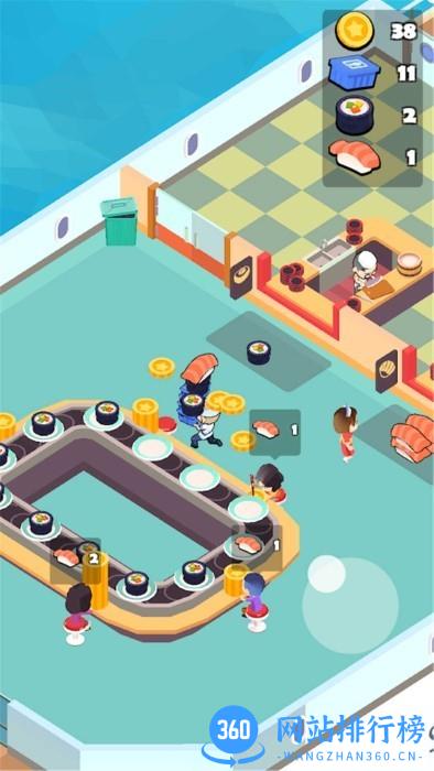 旋转模拟器海上寿司店 v1.0.0 安卓版 1
