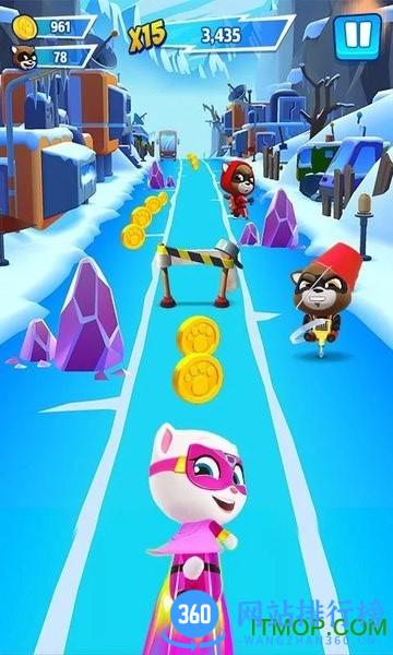 汤姆猫英雄跑酷最新版本(Talking Tom Hero Dash) v3.5.1.431 安卓版 0