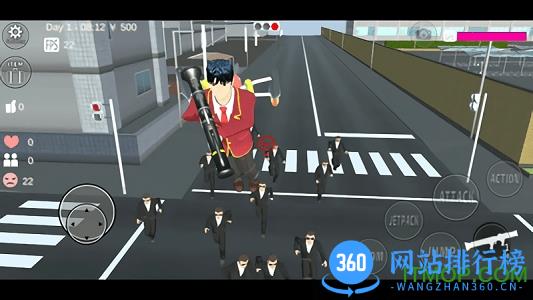 樱花校园模拟器1.038.77英文版(SAKURA SchoolSimulator) v1.038.77 安卓版 1