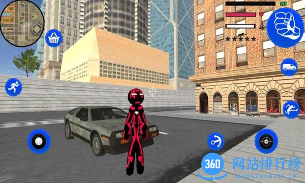 火柴人绳索红蜘蛛侠中文版 v1.6 安卓版 0