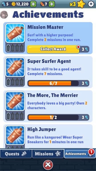 地铁跑酷旧版本 v2.5 安卓版 0