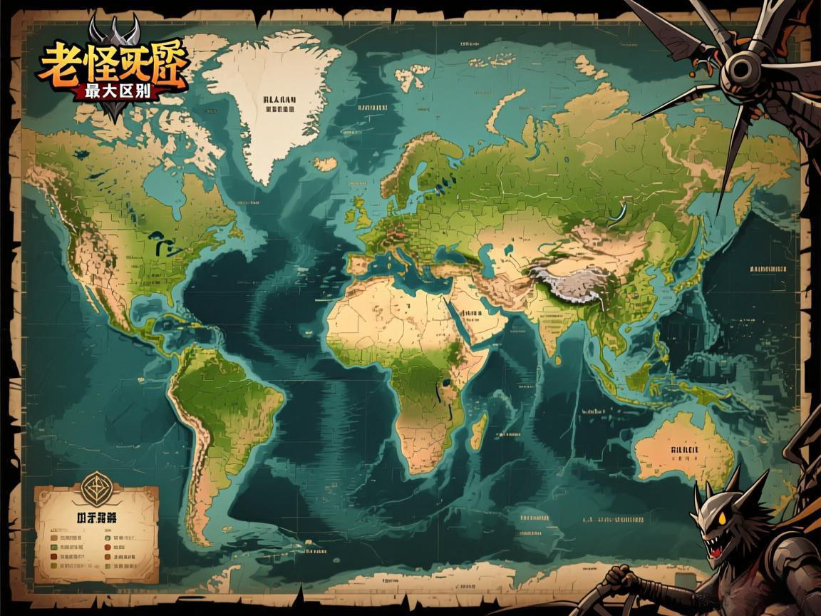 无风地图：新老怪猎最大区别