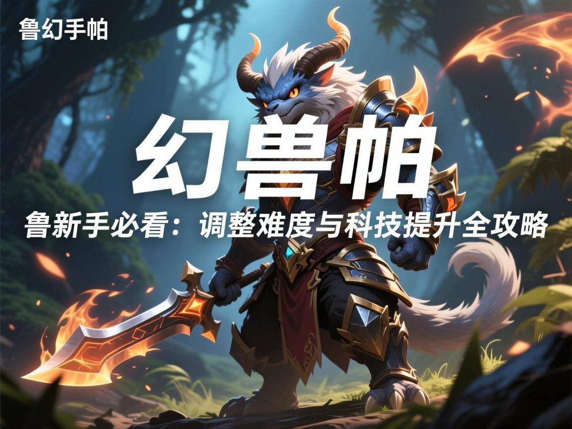 《幻兽帕鲁新手必看：调整难度与科技提升全攻略》