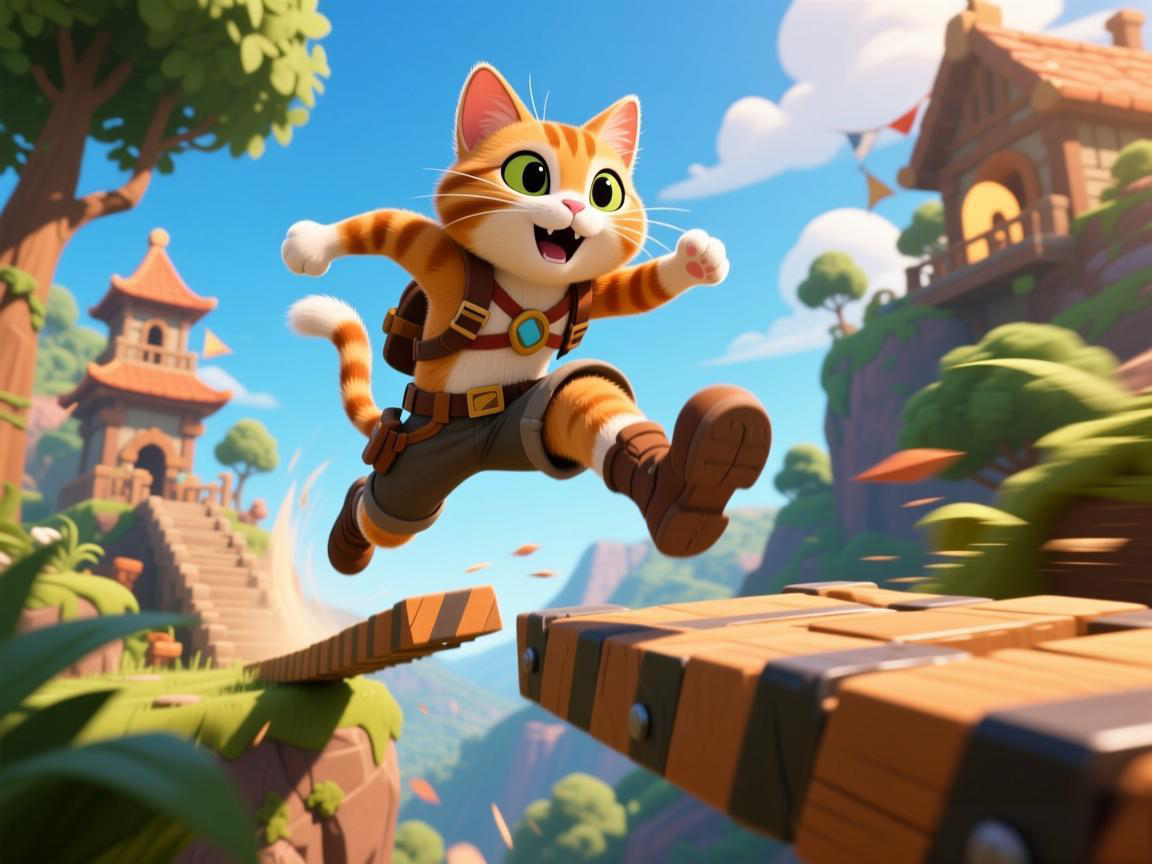 穿梭大冒险：大喵关键跳跃通关