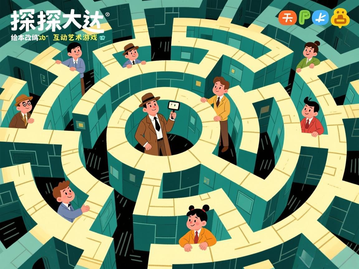 迷宫大侦探：绘本改编的互动艺术游戏