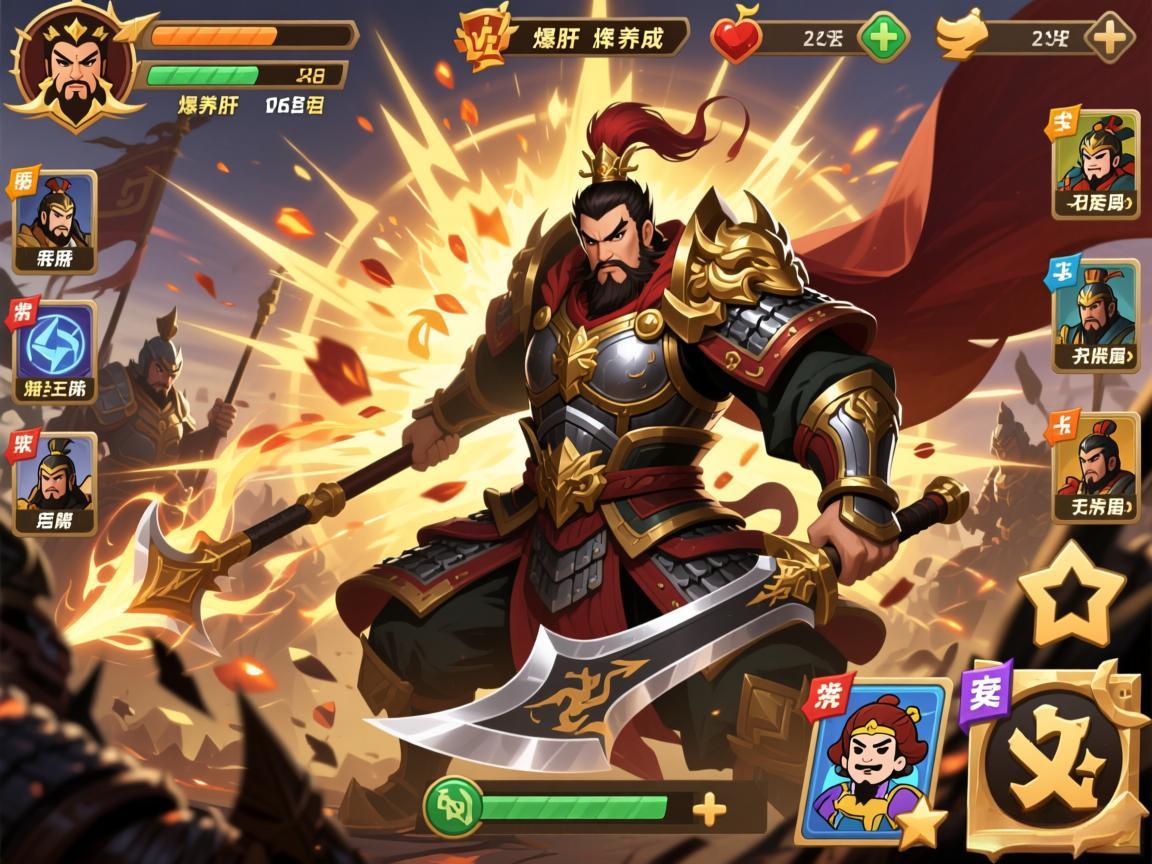 演绎三国3：爆肝养成卡牌游戏