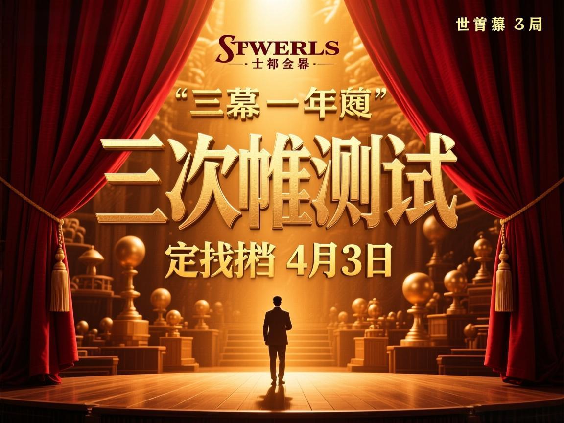 新世界第三次帷幕测试定档4月3日
