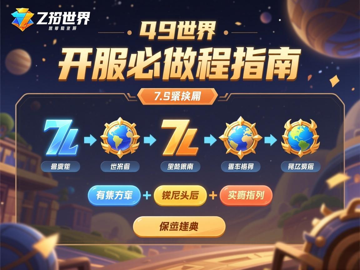 七日世界开服必做流程指南