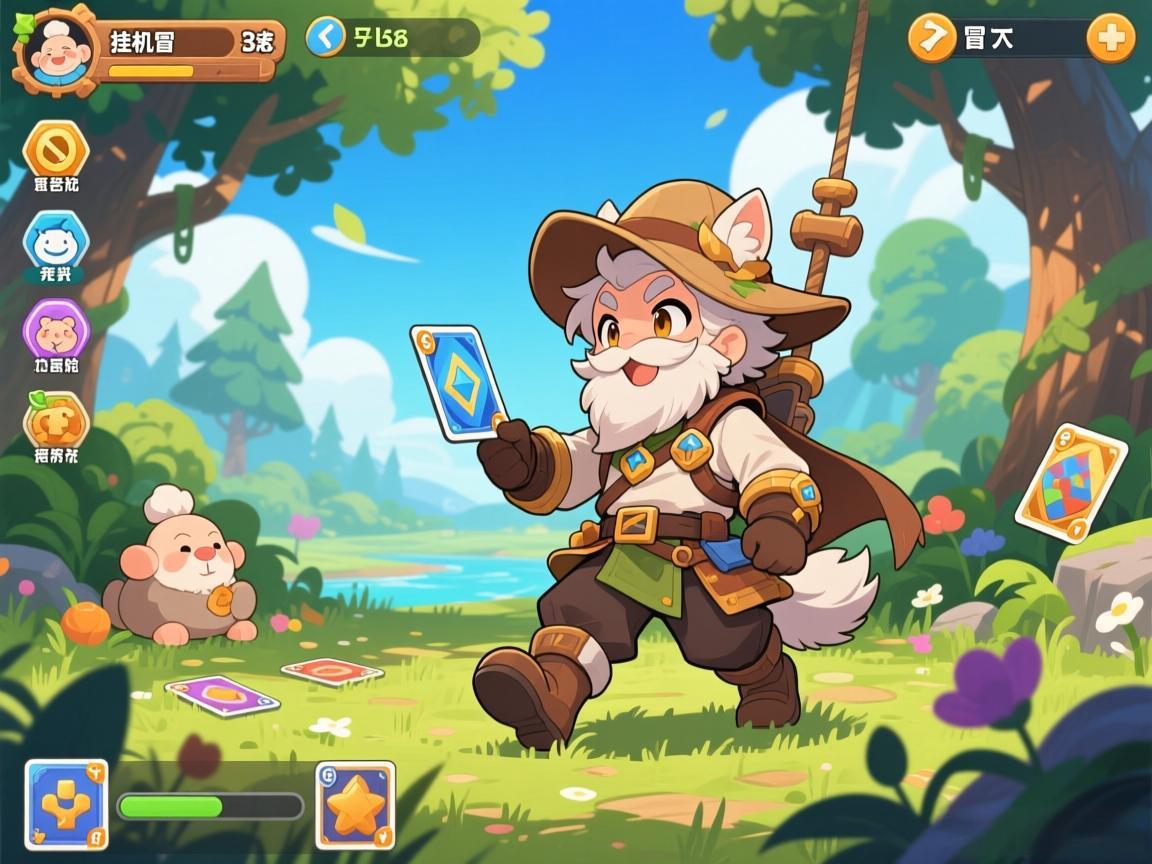 幻世与冒险：挂机养老的二次元卡牌游戏