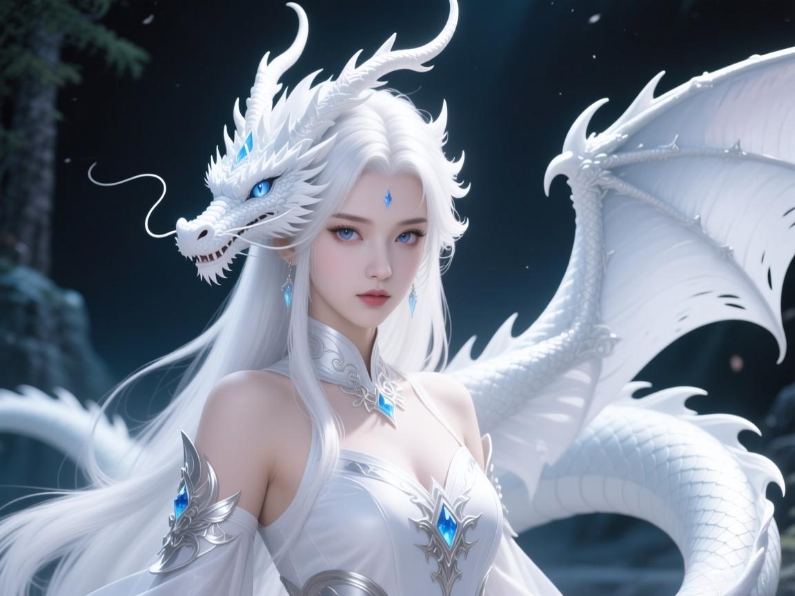 白毛小龙女惊艳登场