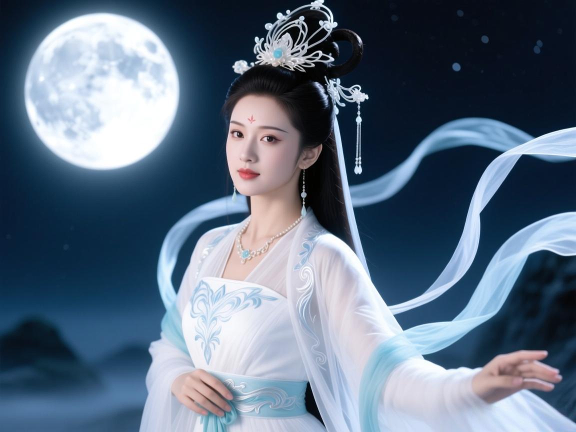 广寒仙子皮肤特效抢先看