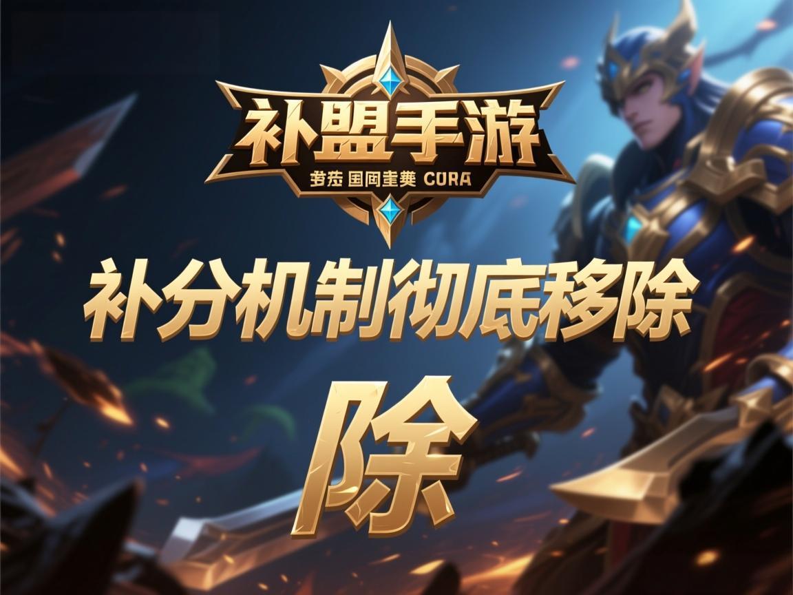联盟手游补分机制彻底移除