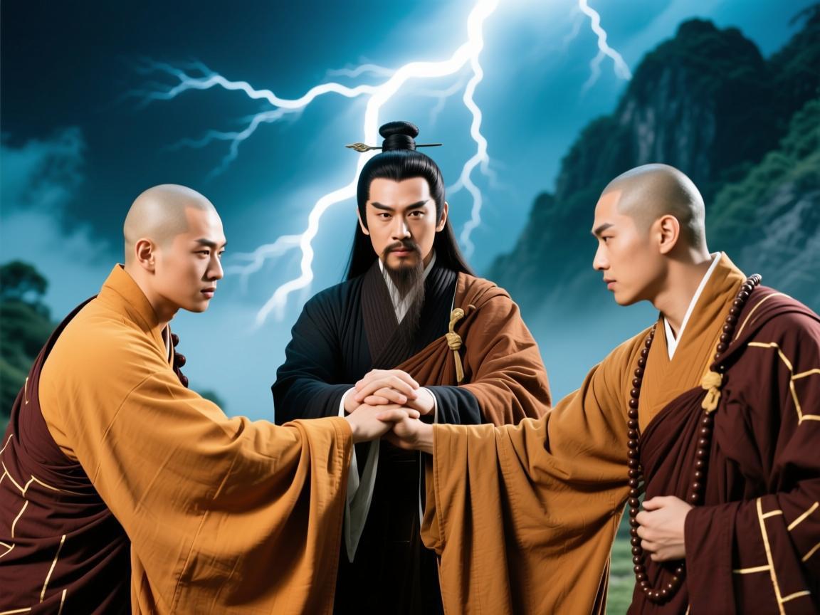 三僧联手斗明教教主