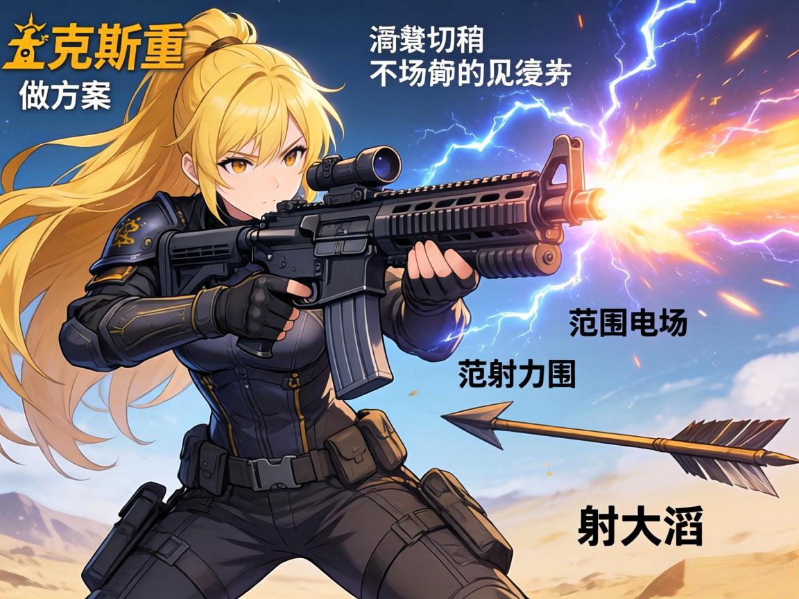 金克斯重做方案：翻滚切枪+范围电磁波+箭射大招