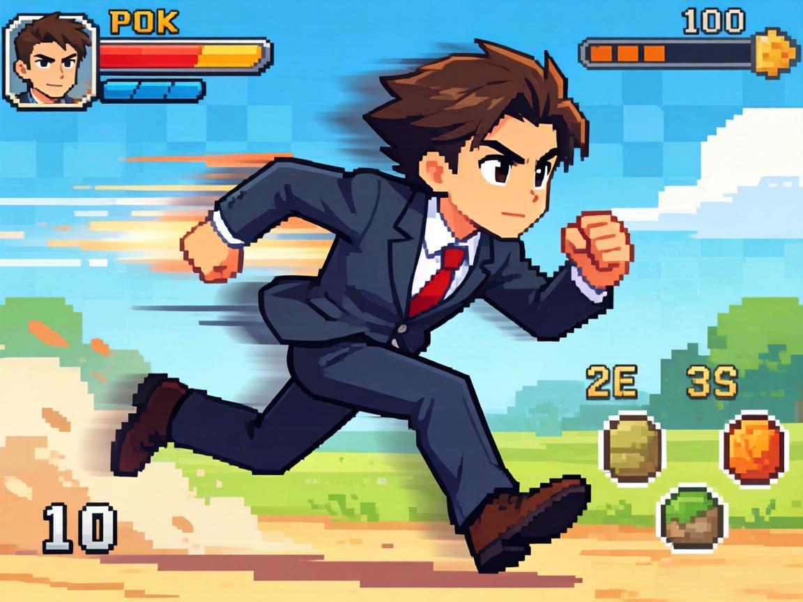 横版游戏中如何表现角色疾速奔跑