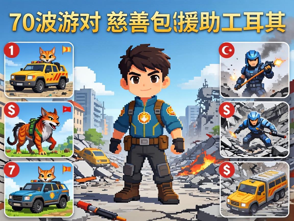 70款游戏慈善包援助土耳其地震